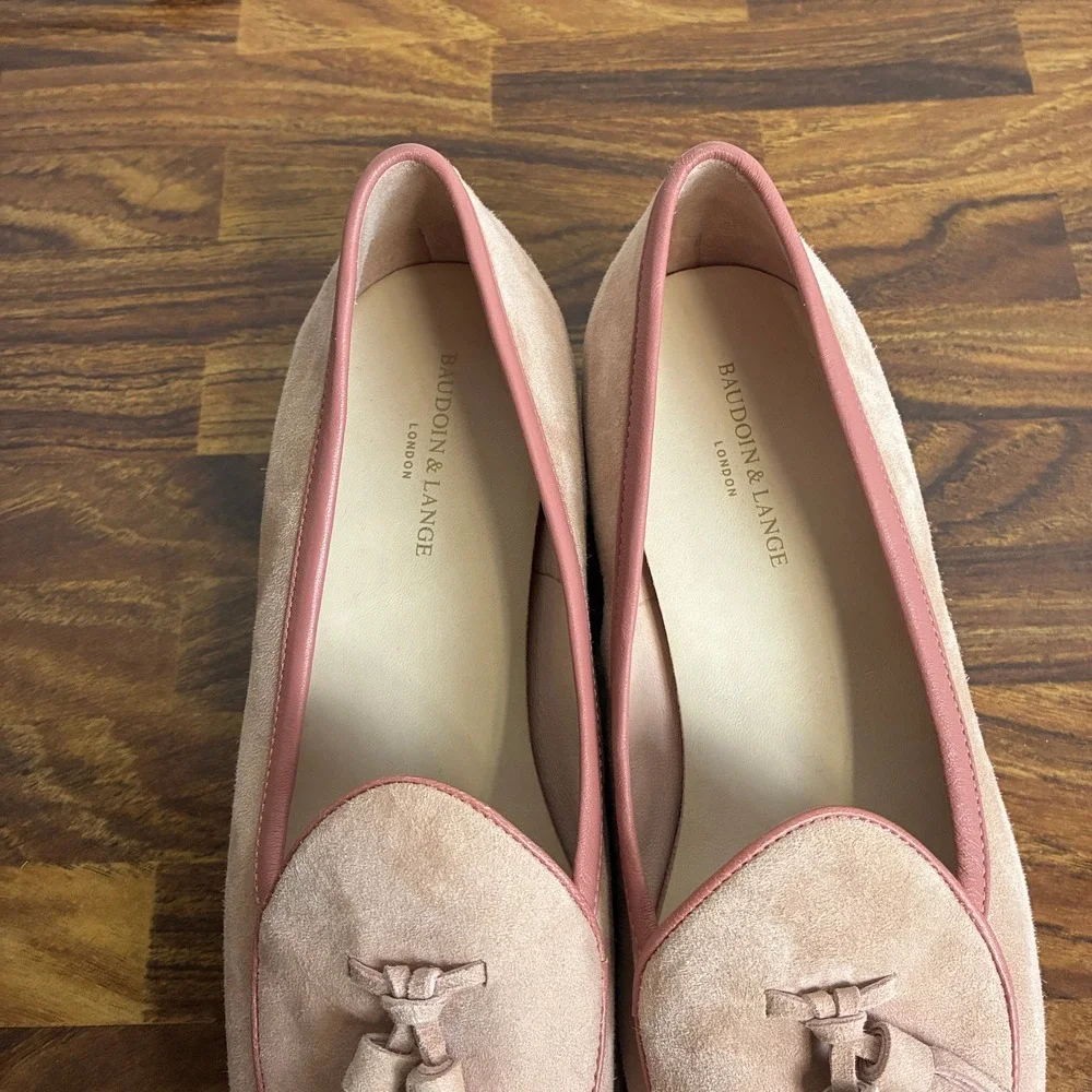 Baudoin & Lange Sagan Classic Tassel Loafers Size US 6.5 EU 37 Designer Luxury